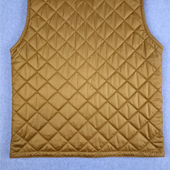 The North Face Mens Large Cuchillo Insulated Full Zip Vest in a Gold/Brown Color - Picture 9 of 15